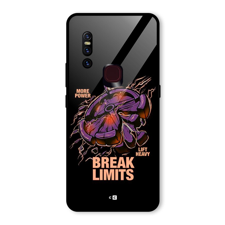 Break Limits Glass Back Case for Vivo V15