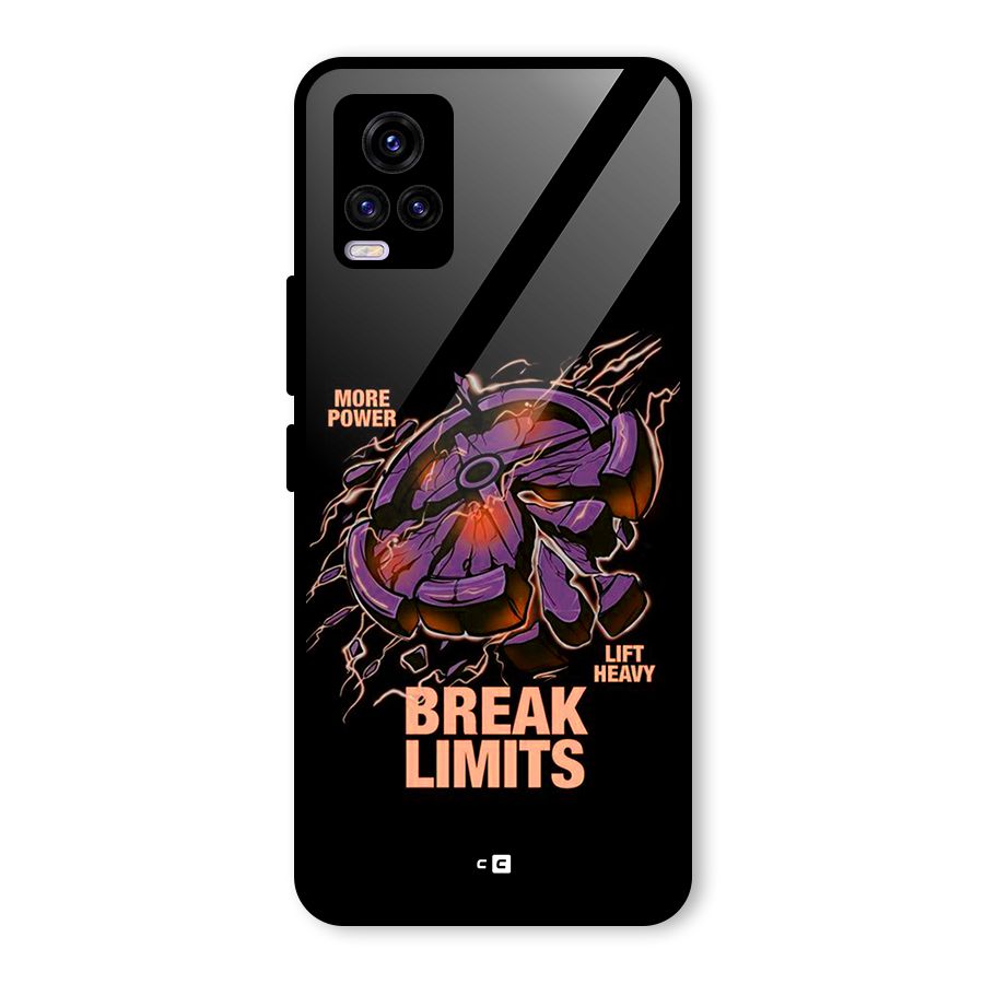 Break Limits Glass Back Case for Vivo V20 2021
