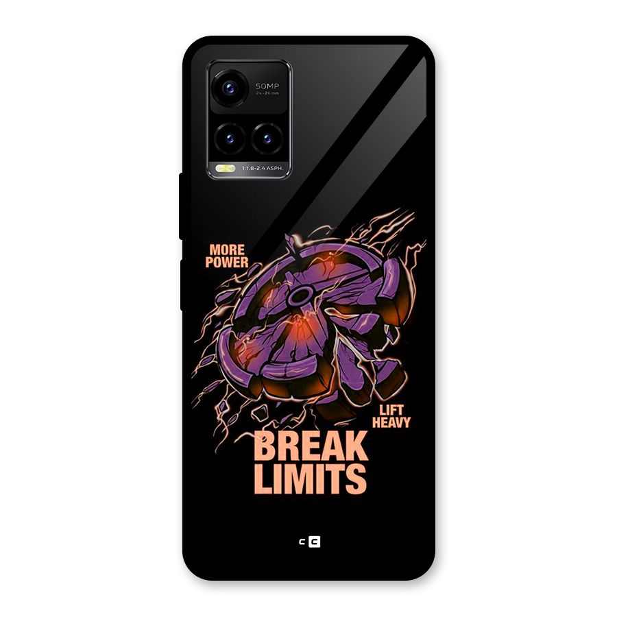 Break Limits Glass Back Case for Vivo Y21A