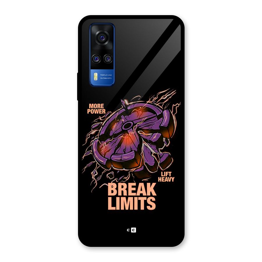 Break Limits Glass Back Case for Vivo Y31