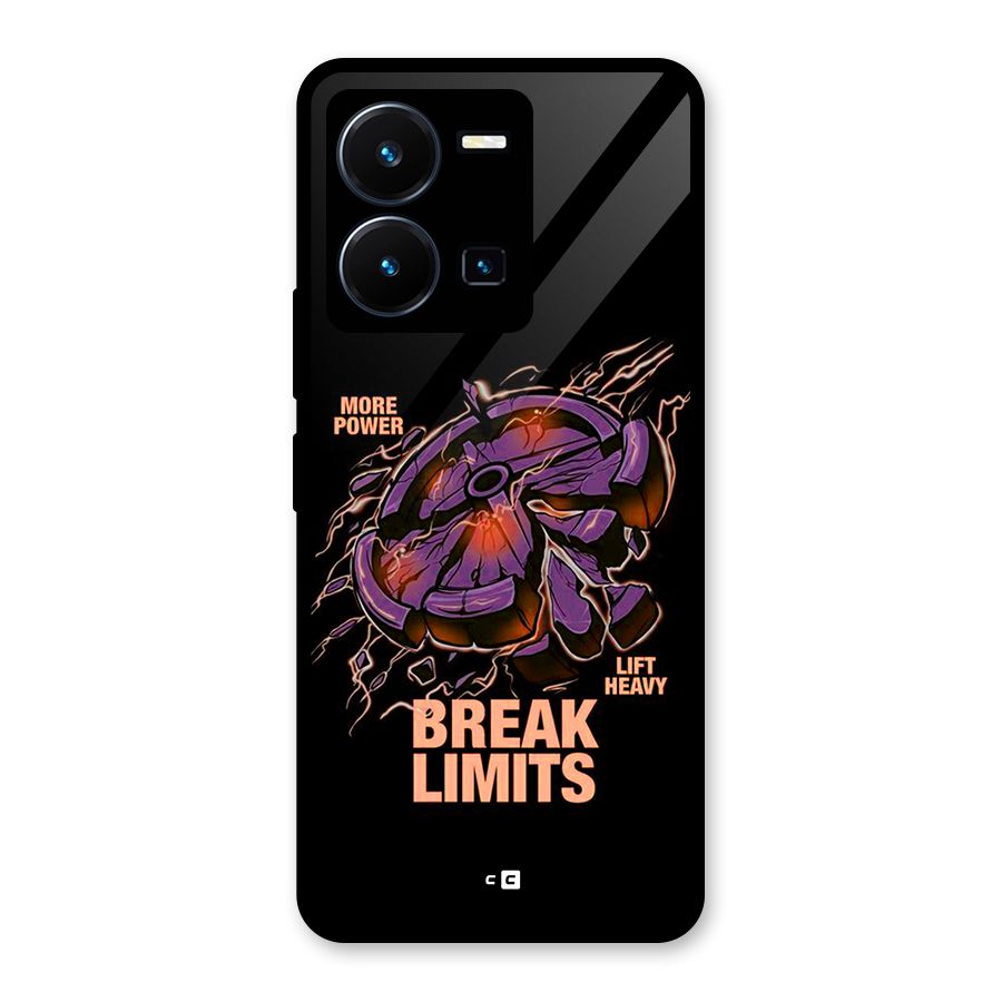 Break Limits Glass Back Case for Vivo Y35