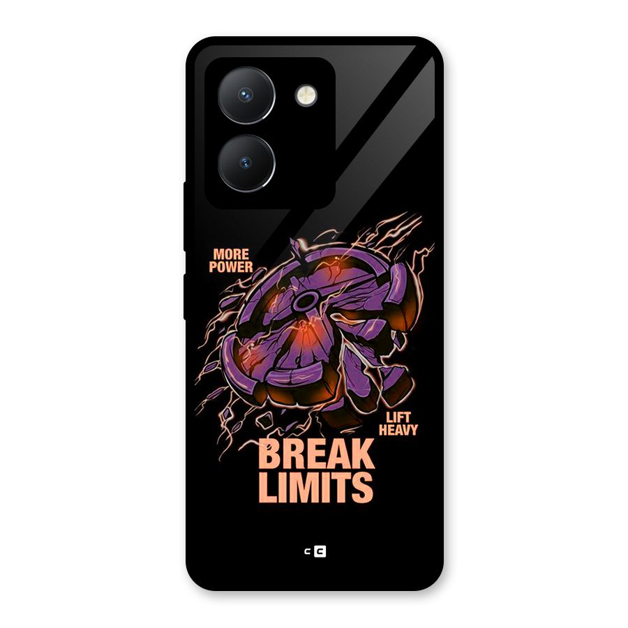 Break Limits Glass Back Case for Vivo Y36