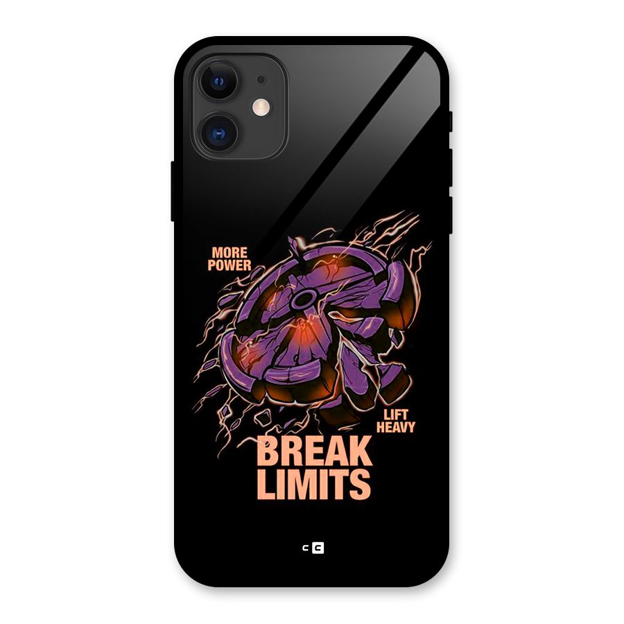 Break Limits Glass Back Case for iPhone 11