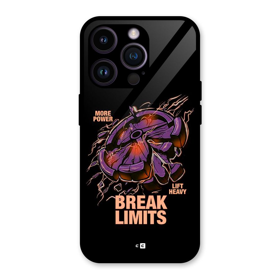 Break Limits Glass Back Case for iPhone 14 Pro