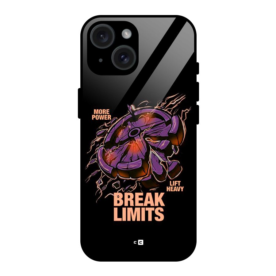 Break Limits Glass Back Case for iPhone 15