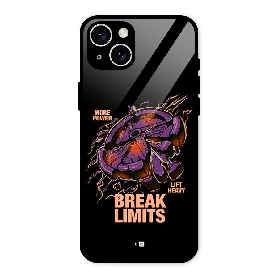 Break Limits Glass Back Case for iPhone 15 Plus