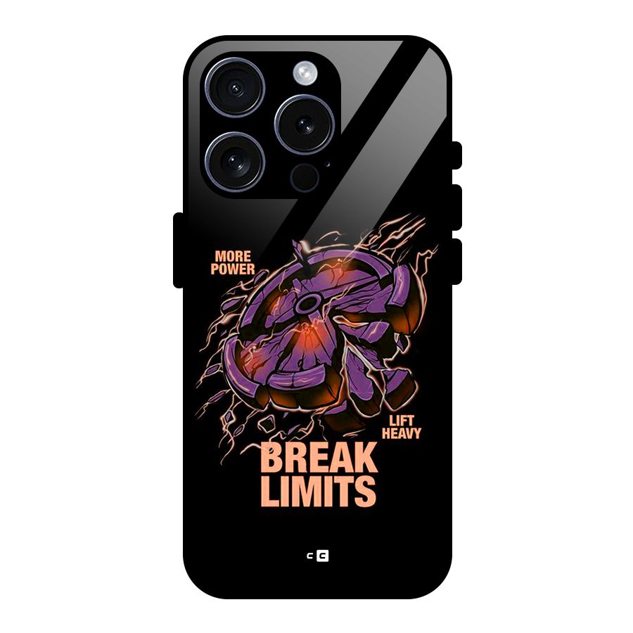 Break Limits Glass Back Case for iPhone 15 Pro