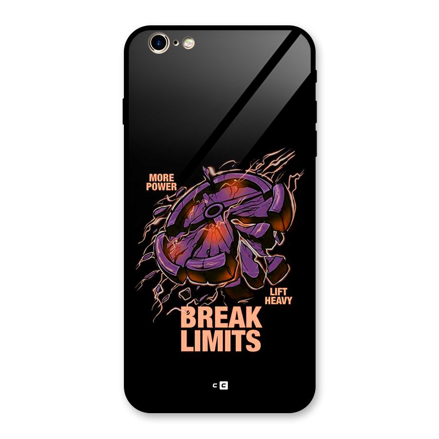 Break Limits Glass Back Case for iPhone 6 Plus 6S Plus