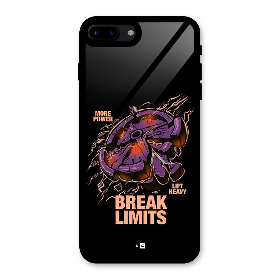 Break Limits Glass Back Case for iPhone 8 Plus