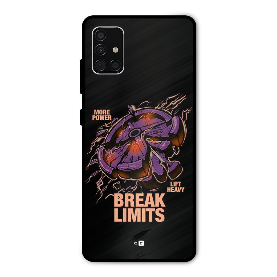 Break Limits Metal Back Case for Galaxy A51