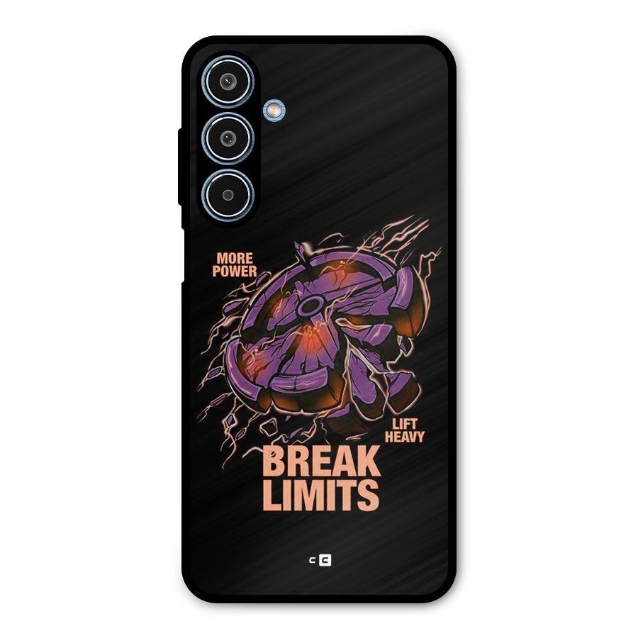 Break Limits Metal Back Case for Galaxy M35