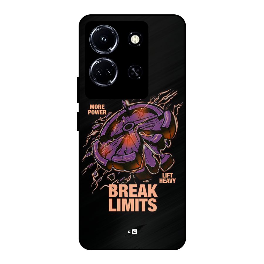 Break Limits Metal Back Case for Infinix Note 30 5G