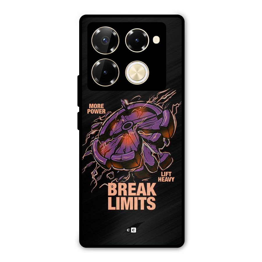 Break Limits Metal Back Case for Infinix Note 40 Pro