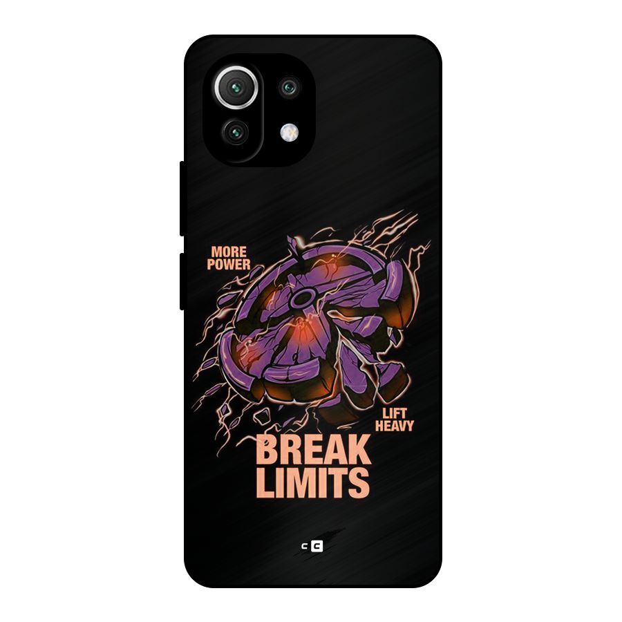 Break Limits Metal Back Case for Mi 11 Lite NE 5G