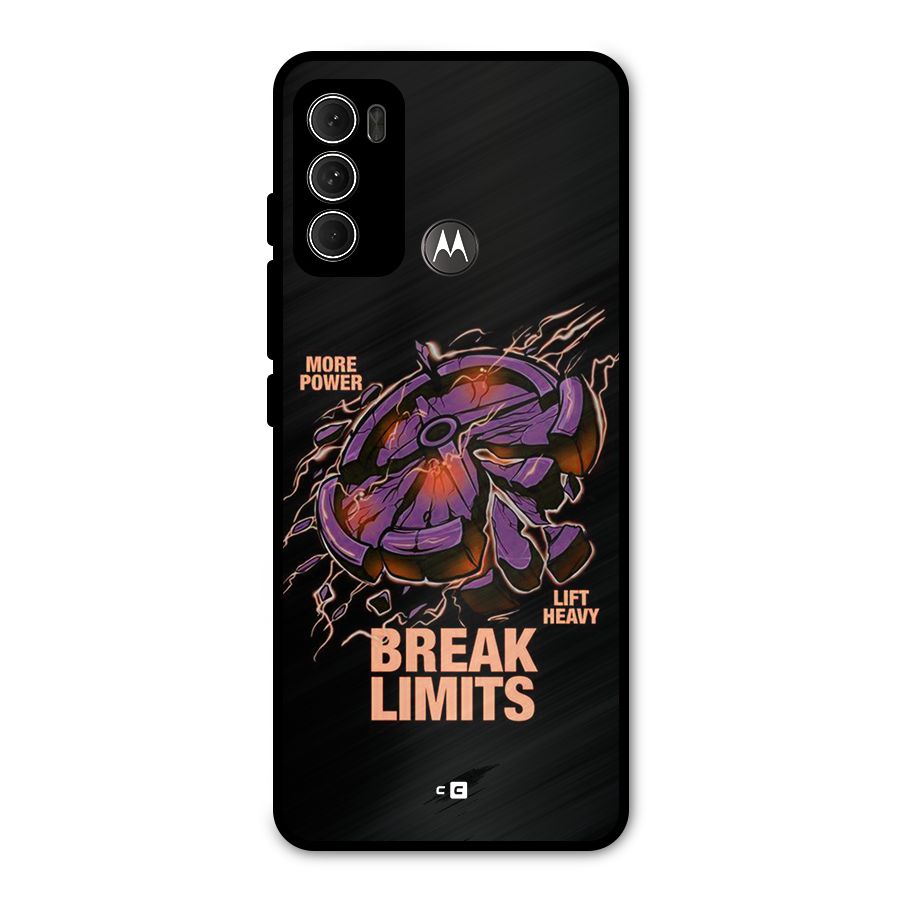 Break Limits Metal Back Case for Moto G60