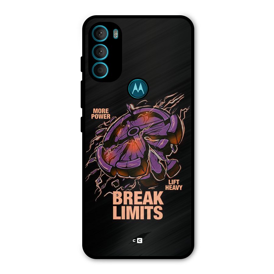 Break Limits Metal Back Case for Moto G71 5G