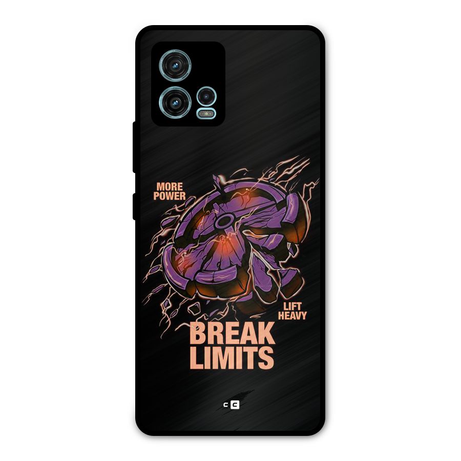 Break Limits Metal Back Case for Moto G72