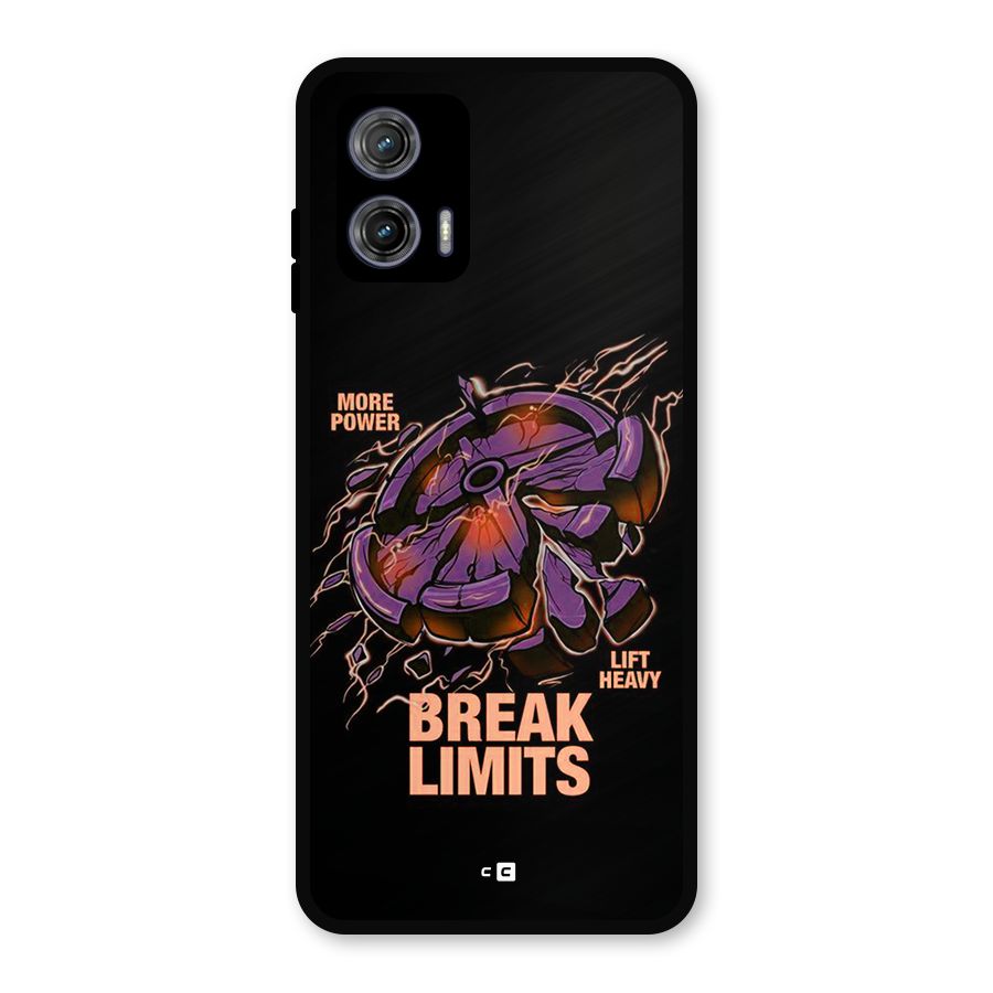 Break Limits Metal Back Case for Moto G73