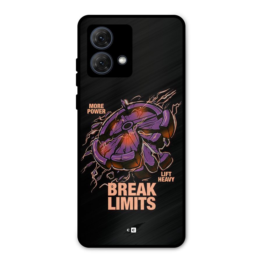 Break Limits Metal Back Case for Moto G84