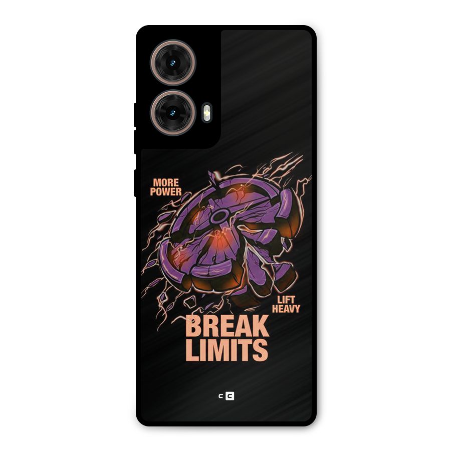 Break Limits Metal Back Case for Moto G85