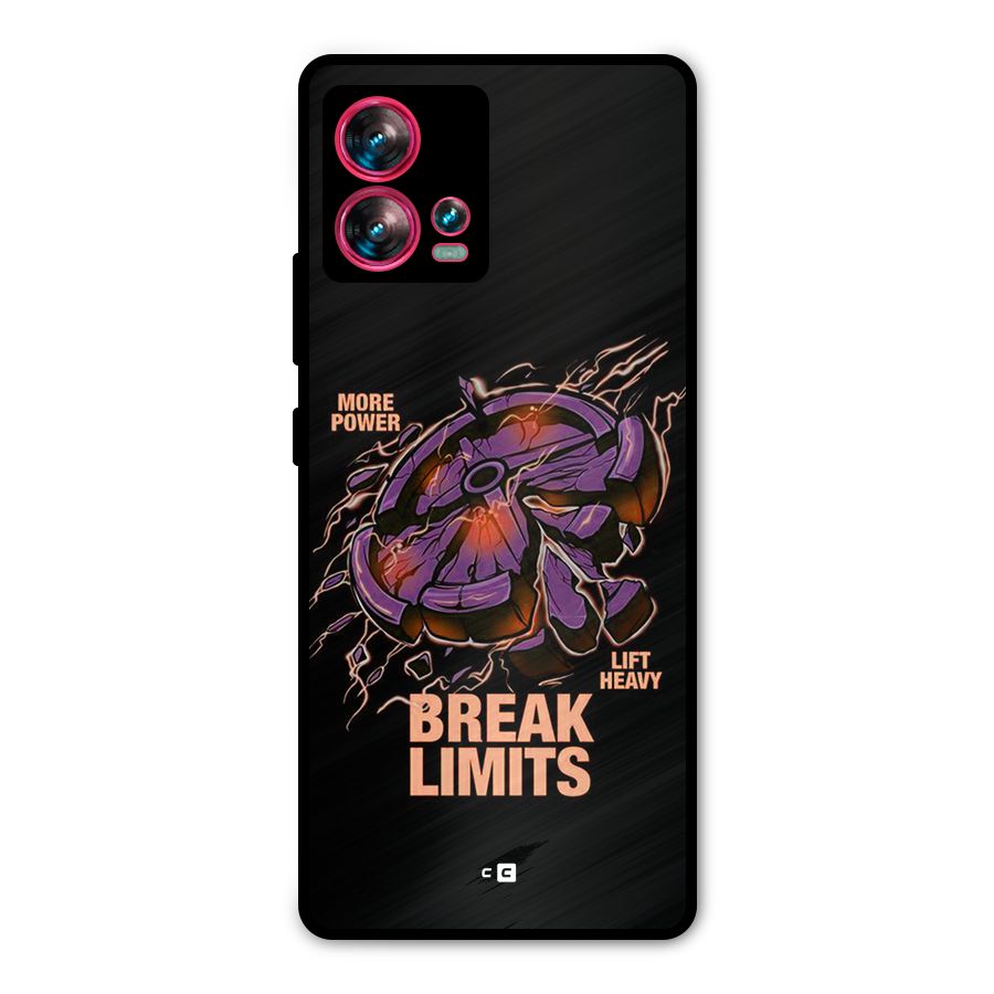 Break Limits Metal Back Case for Motorola Edge 30 Fusion