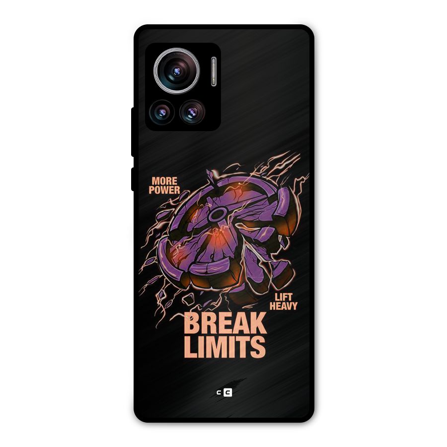 Break Limits Metal Back Case for Motorola Edge 30 Ultra
