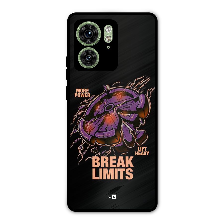 Break Limits Metal Back Case for Motorola Edge 40 5G