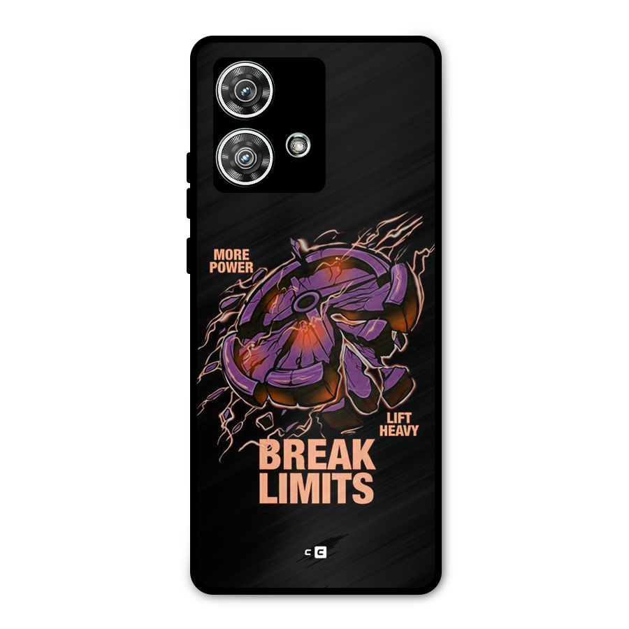 Break Limits Metal Back Case for Motorola Edge 40 Neo
