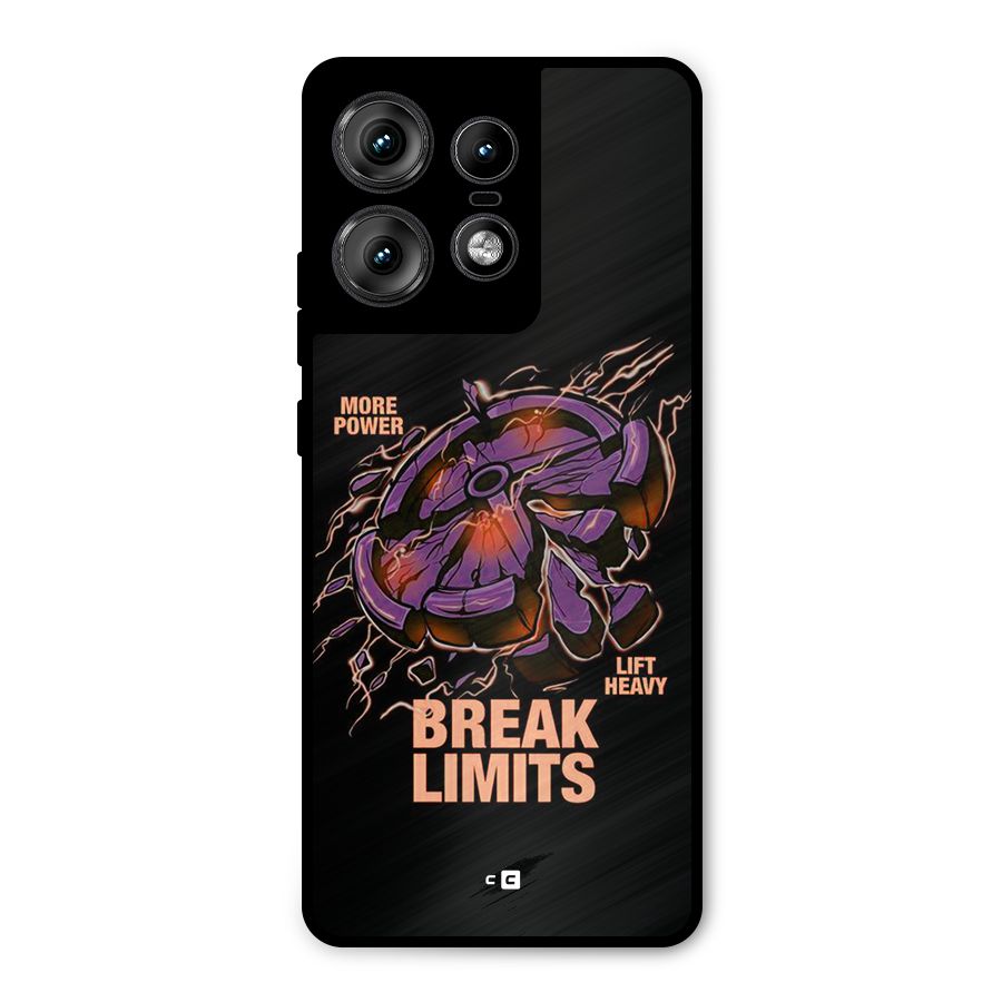 Break Limits Metal Back Case for Motorola Edge 50 Pro