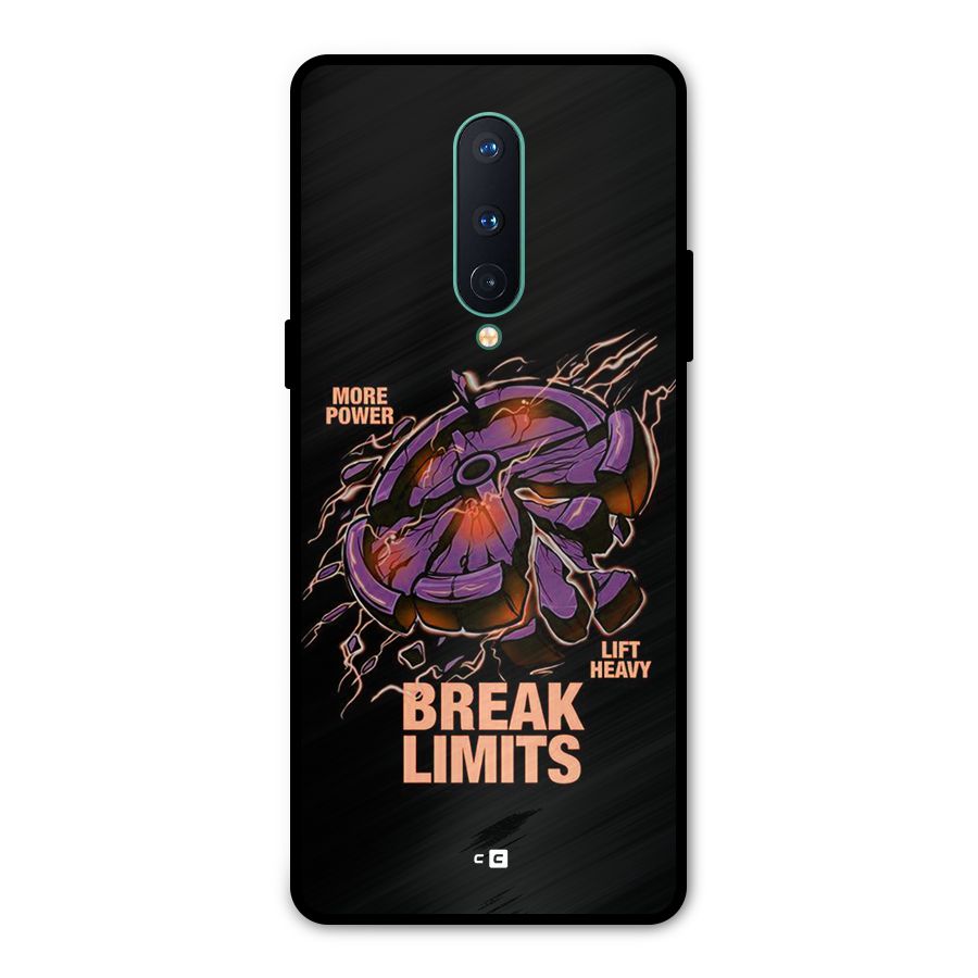 Break Limits Metal Back Case for OnePlus 8