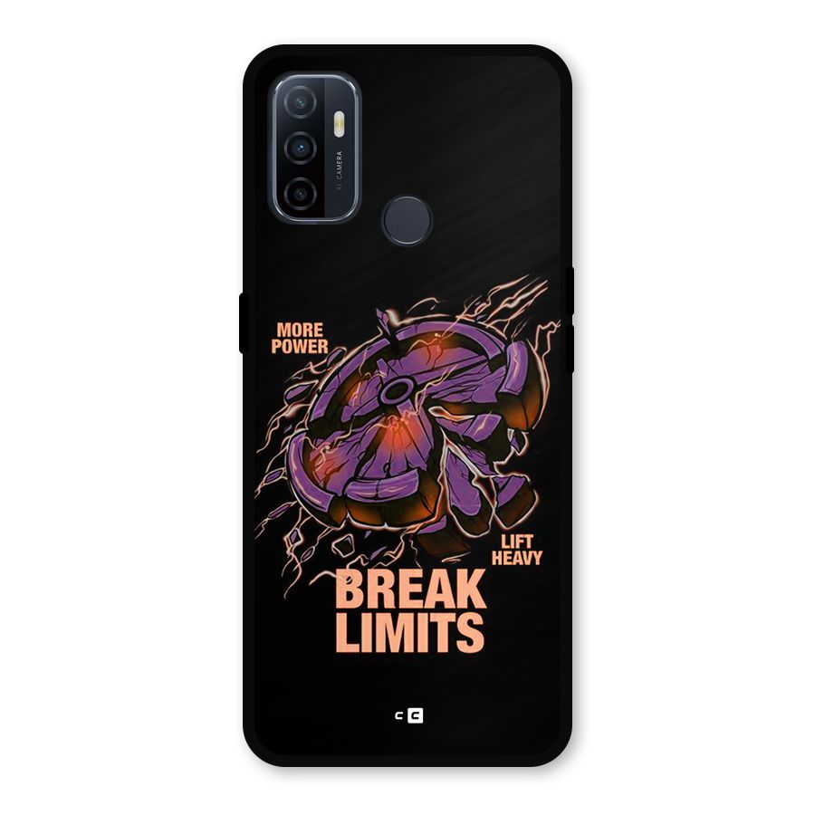 Break Limits Metal Back Case for Oppo A53