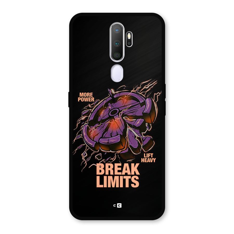 Break Limits Metal Back Case for Oppo A5 (2020)