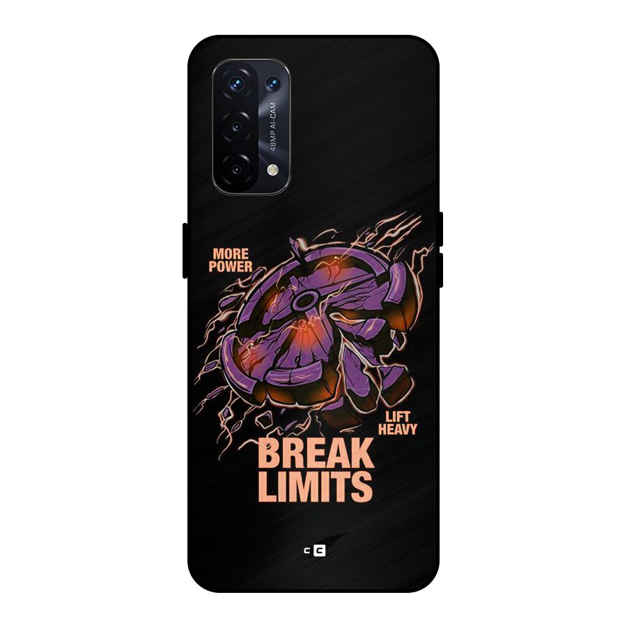 Break Limits Metal Back Case for Oppo A74 5G
