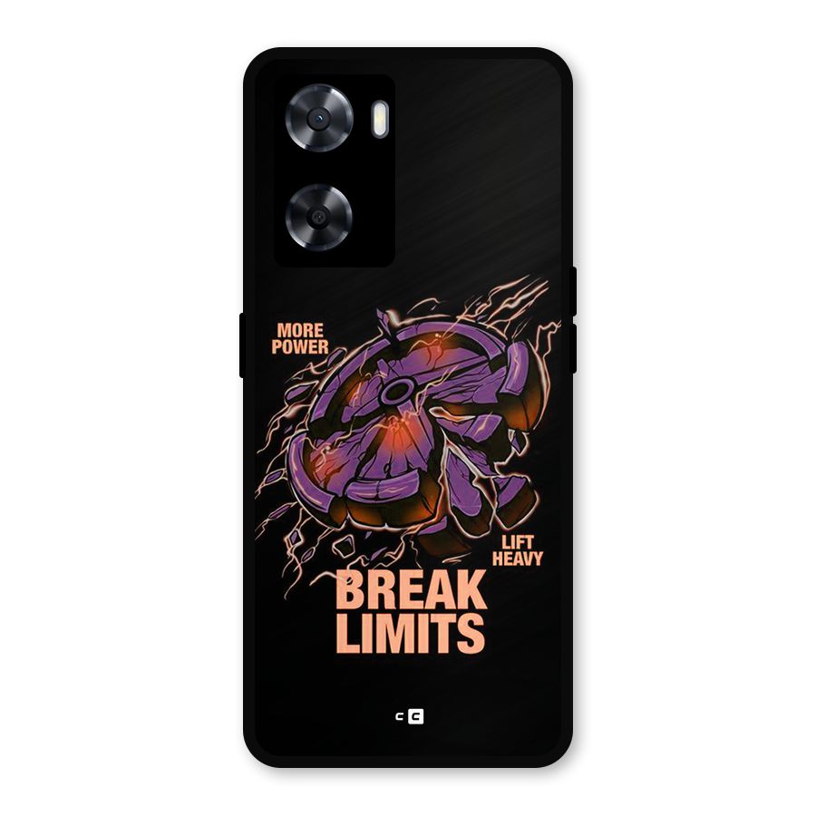 Break Limits Metal Back Case for Oppo A77s