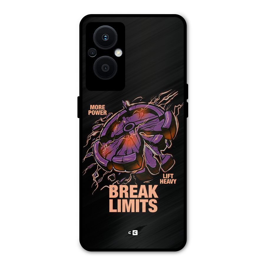 Break Limits Metal Back Case for Oppo F21 Pro 5G