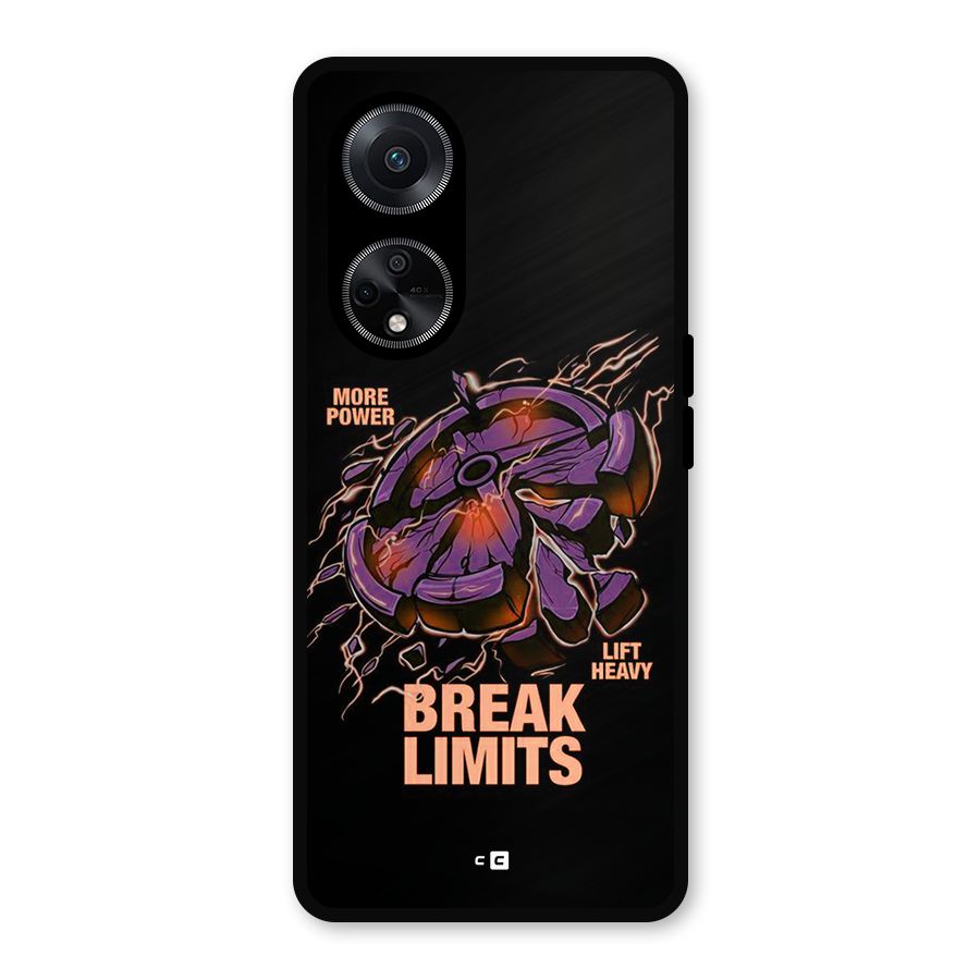 Break Limits Metal Back Case for Oppo F23