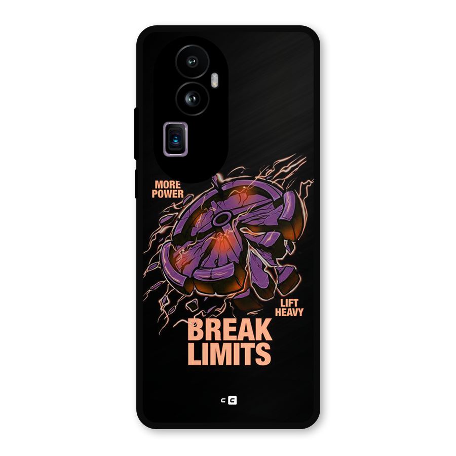 Break Limits Metal Back Case for Oppo Reno10 Pro Plus