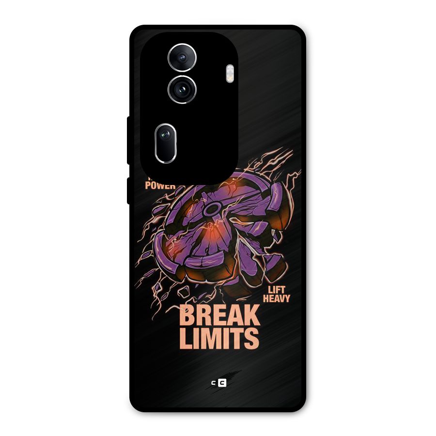 Break Limits Metal Back Case for Oppo Reno11 Pro 5G