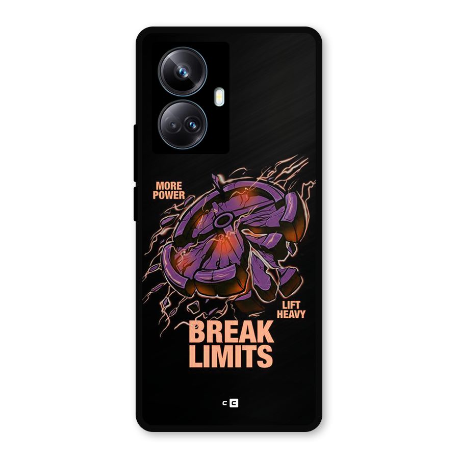 Break Limits Metal Back Case for Realme 10 Pro Plus