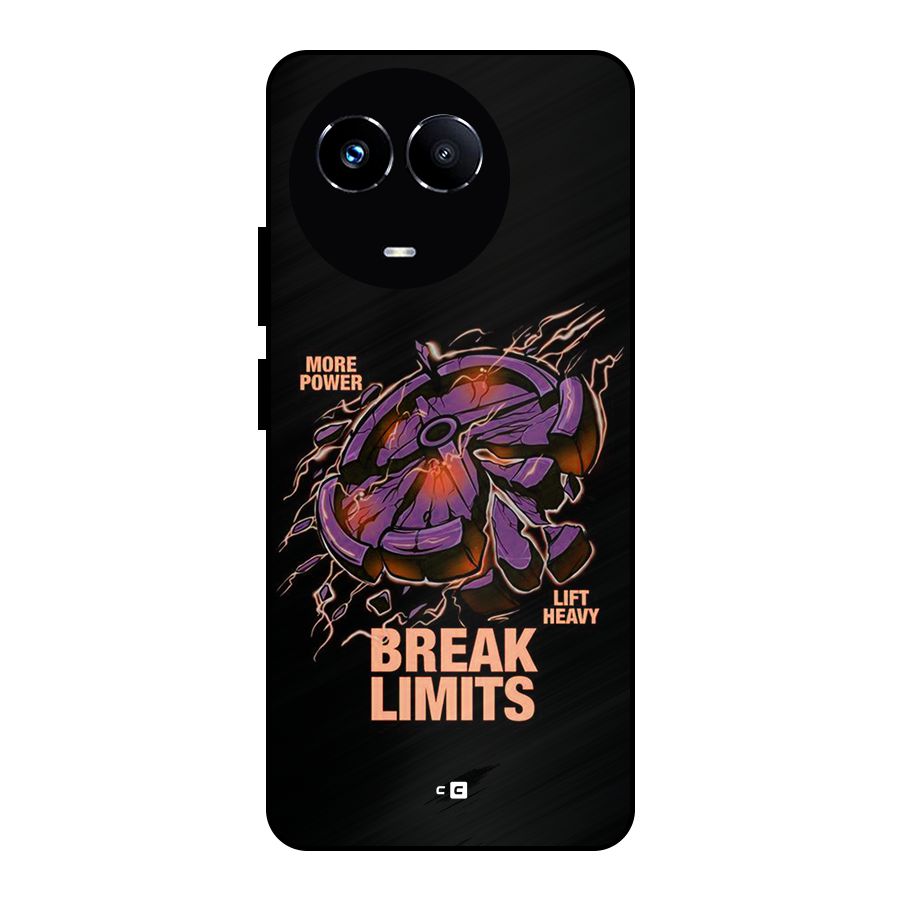 Break Limits Metal Back Case for Realme 11X