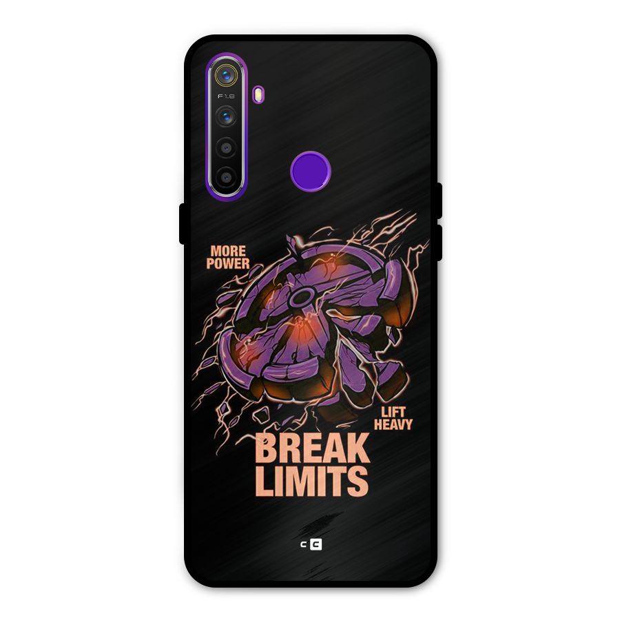 Break Limits Metal Back Case for Realme 5