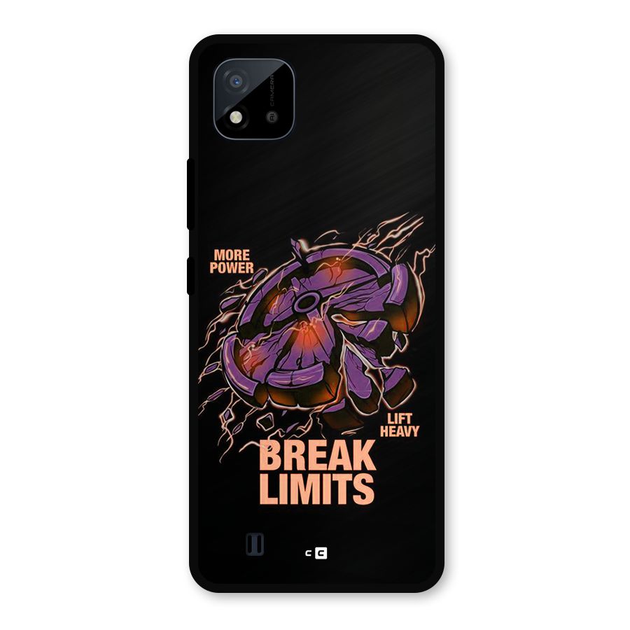 Break Limits Metal Back Case for Realme C11 2021