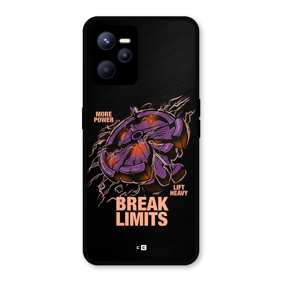 Break Limits Metal Back Case for Realme C35