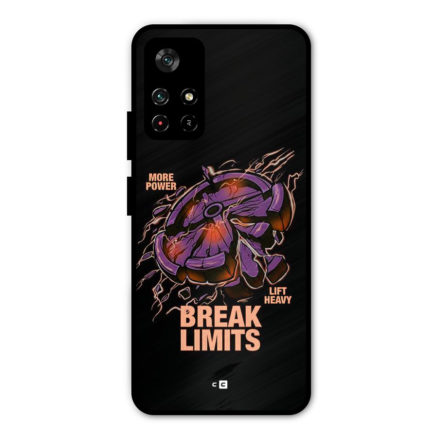 Break Limits Metal Back Case for Redmi Note 11T 5G