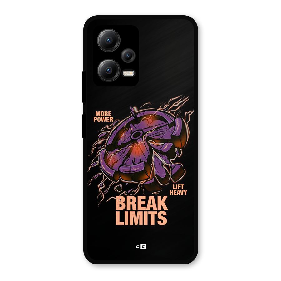 Break Limits Metal Back Case for Redmi Note 12 5G