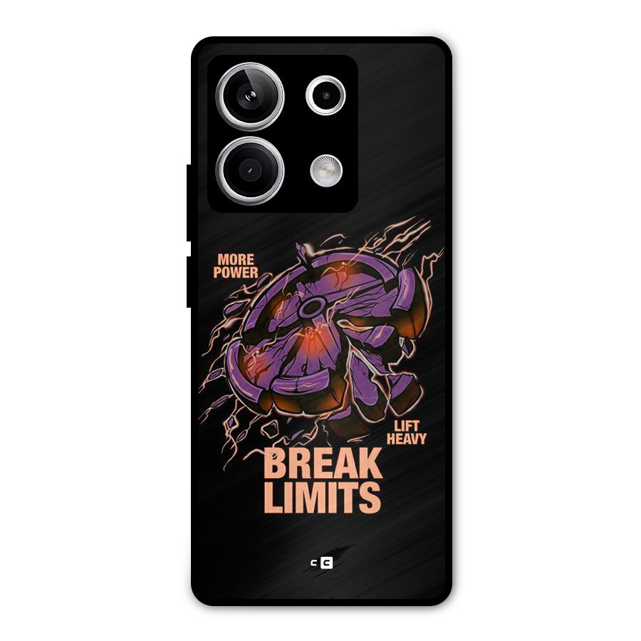 Break Limits Metal Back Case for Redmi Note 13 5G