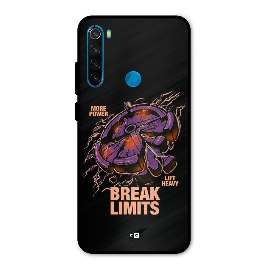 Break Limits Metal Back Case for Redmi Note 8