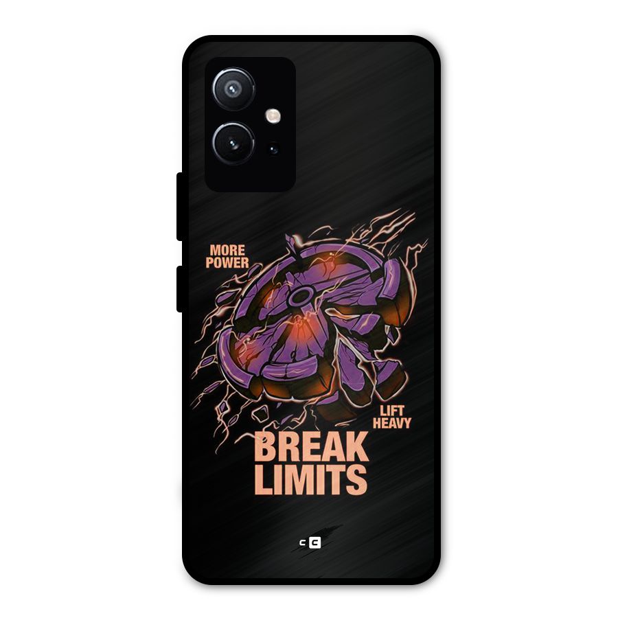 Break Limits Metal Back Case for Vivo T1 5G