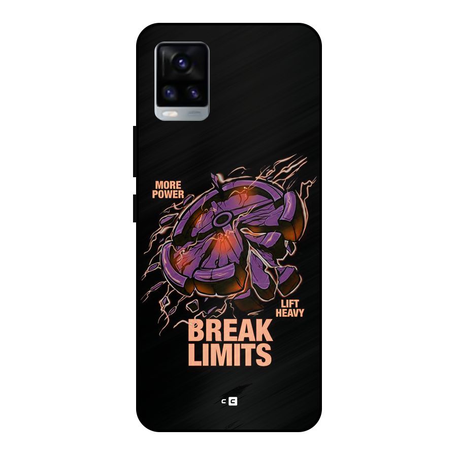 Break Limits Metal Back Case for Vivo V20 2021