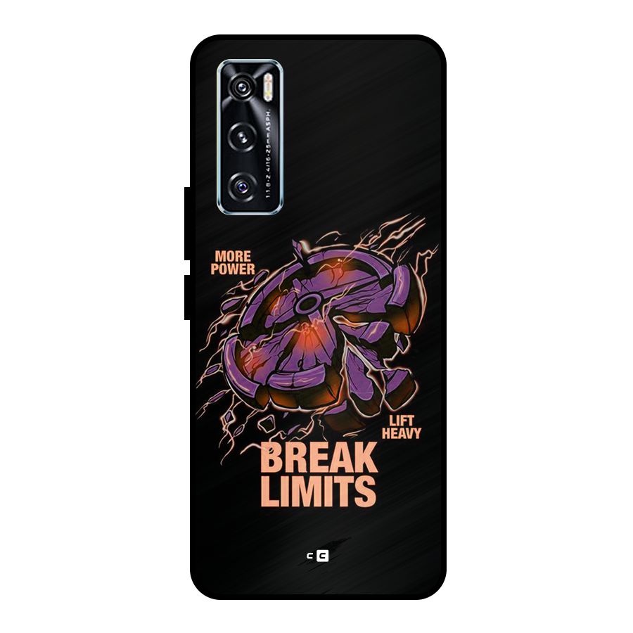 Break Limits Metal Back Case for Vivo V20 SE